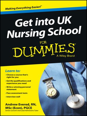 cover image of Get into UK Nursing School For Dummies